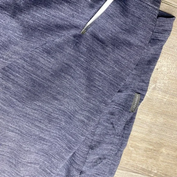 Icebreaker Shirt Cool-Lite Mens Large Purple Merino Wool Blend Short Sleeve Tee - Picture 4 of 10